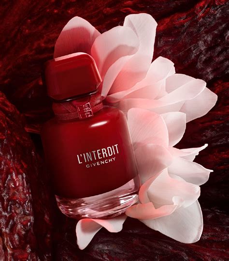 fleur d'interdit de givenchy|givenchy l'interdit rouge ultime.